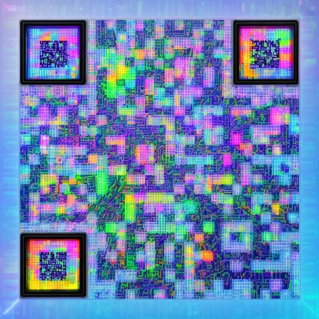 Holographic Mosaic - Shimmering iridescent tiles that shift color based on viewing angle.